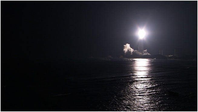 Запуск основной метеорологической станции GPM с космодрома Танегасима ракетой-носителем H-IIA № 23 в 3:37 утра на 28 февраля 2014 (JST, Японское поясное время)