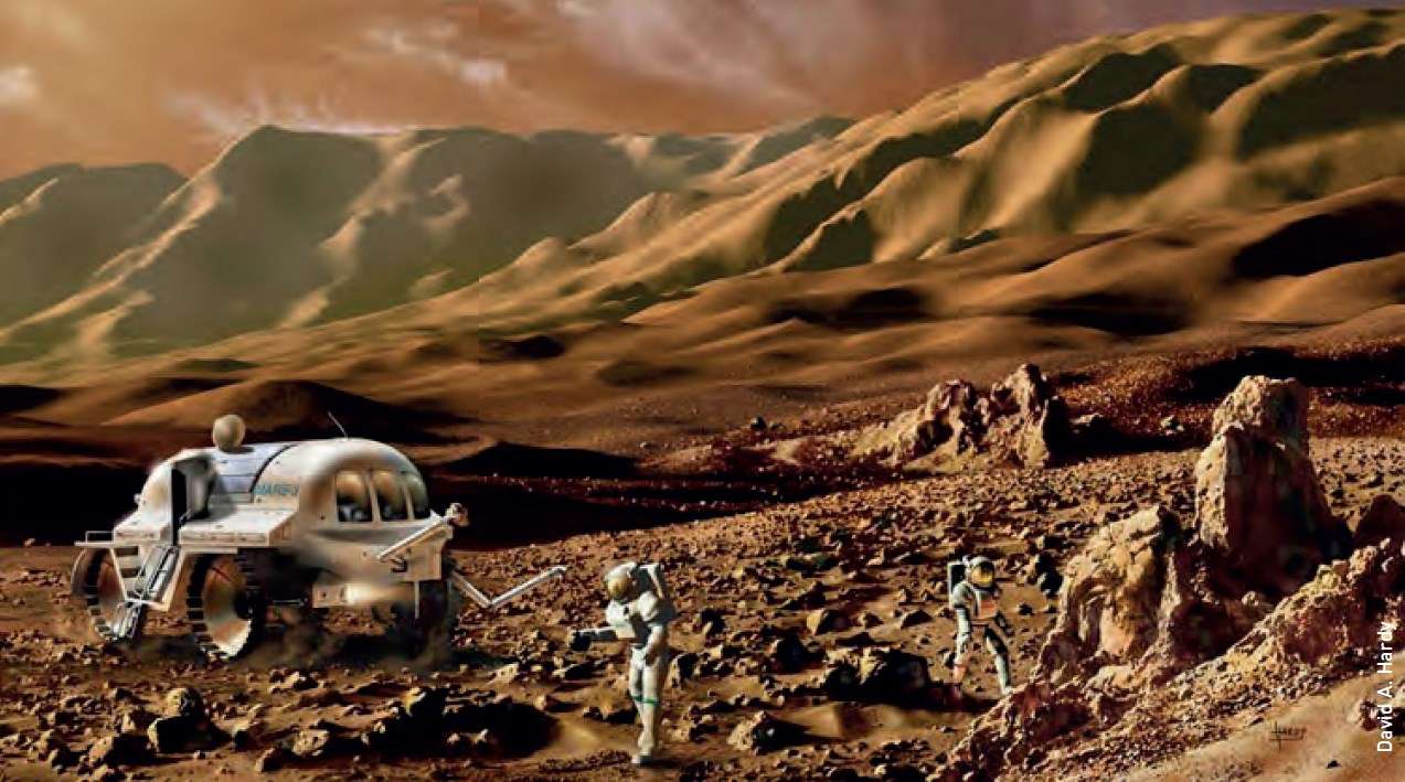 Исследование Марса с помощью передвижной лаборатории (цифра), от издательского дома Futures (как указано выше)