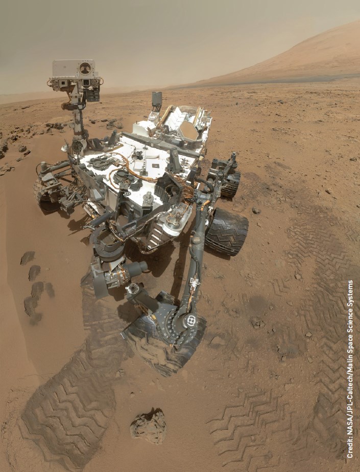 На марсоходе Curiosity установлена аппаратура RAD, которая проводила замеры уровня излучения на пути к Марсу и по настоящее время предоставляет ежедневные отчеты. Авторское право: NASA/JPL-Caltech/Malin Space Science Systems