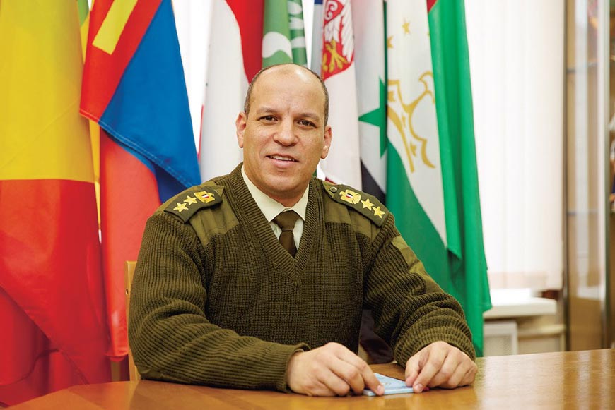 Полковник армии Арабской Республики Египет, слушатель 2-го курса академии Низар Заки