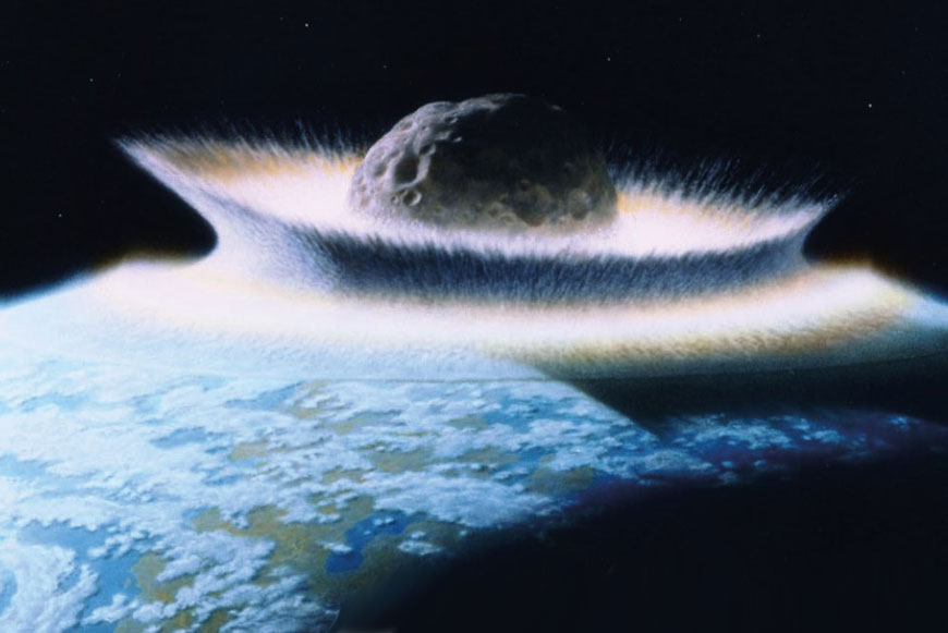 На всём протяжении своей истории Земля пережила много столкновений с астероидами, но тщательное планирование поможет нам справиться с ними в будущем. Авторское право: Дон Дэвис/НАСА