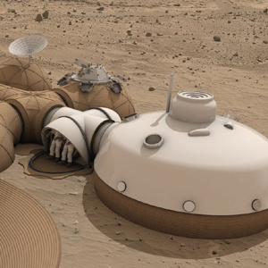 В концепции LavaHive используется модульная конструкция для применения в марсианских условиях: с центральным жилым отсеком для экипажа, связанным с подчинёнными 3D-отсеками