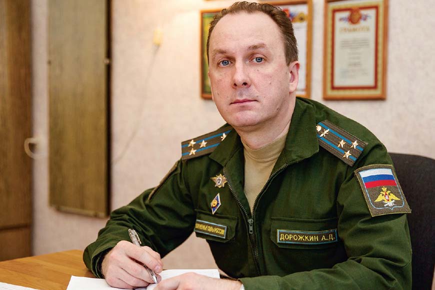 Начальник кафедры оценки эффективности боевых действий, кандидат технических наук полковник Андрей Дмитриевич Дорожкин