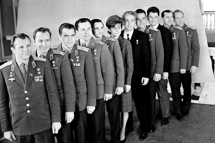 Фото первого отряда космонавтов СССР – первых 11, слетавших в космос