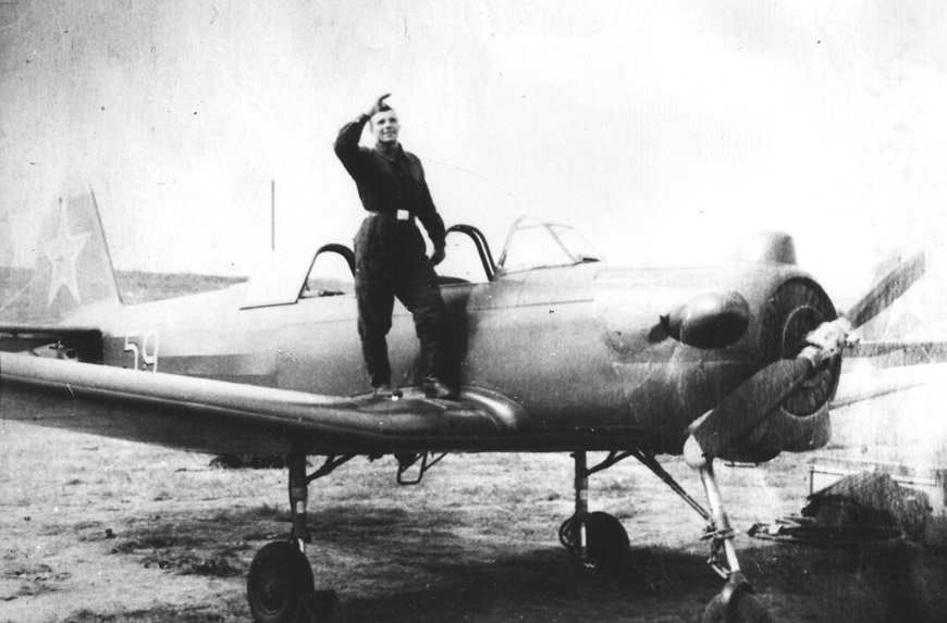 Гагарин Ю. А. – курсант Саратовского аэроклуба (фото из фондов Музея космонавтики)