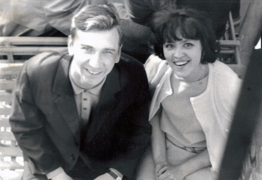 1967 год. Минск, с будущей супругой