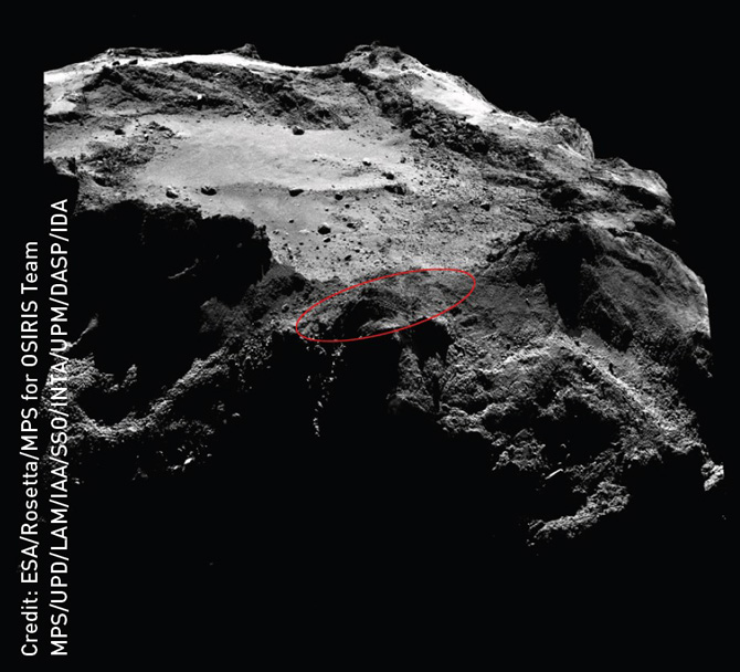 Поиск Philae происходит от реконструкции посадки