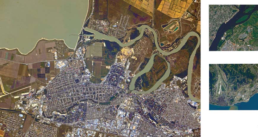 Город Краснодар. Благовещенск. На фото: Имеретинская долина. Нижний кластер Олимпиады-2014. Спортивные сооружения и отели