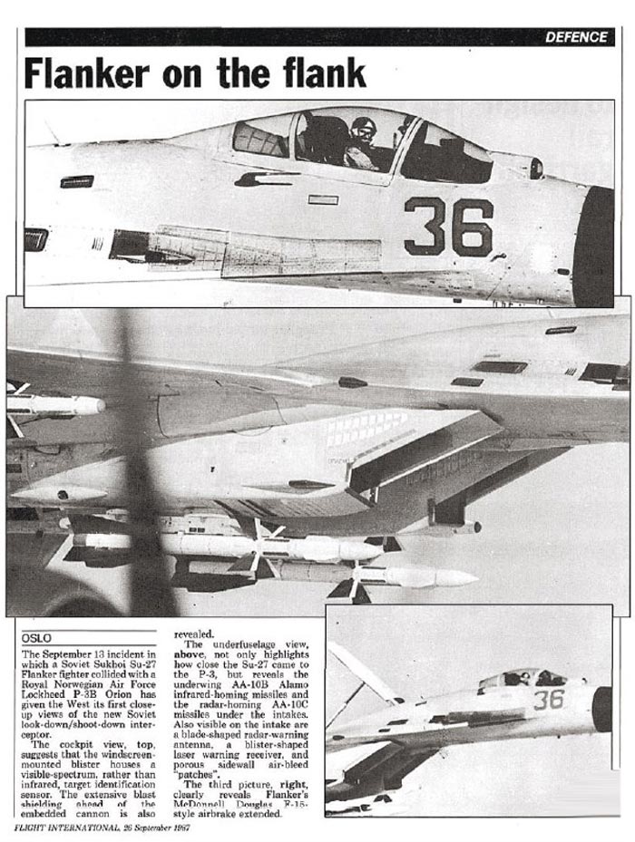 Вырезка из газеты Flight International от 26 сентября 1987