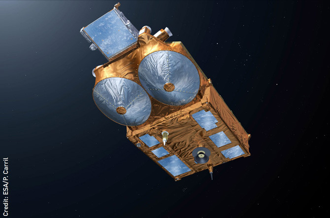 В запущенном ЕКА в 2010 году спутнике CryoSat-2 используется стандартный для агентства компьютер ERC32 с мощностью обработки для массового рынка ПК в 1990 году