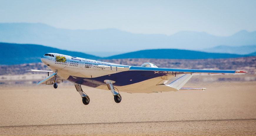 Первый полет Boeing X-48C